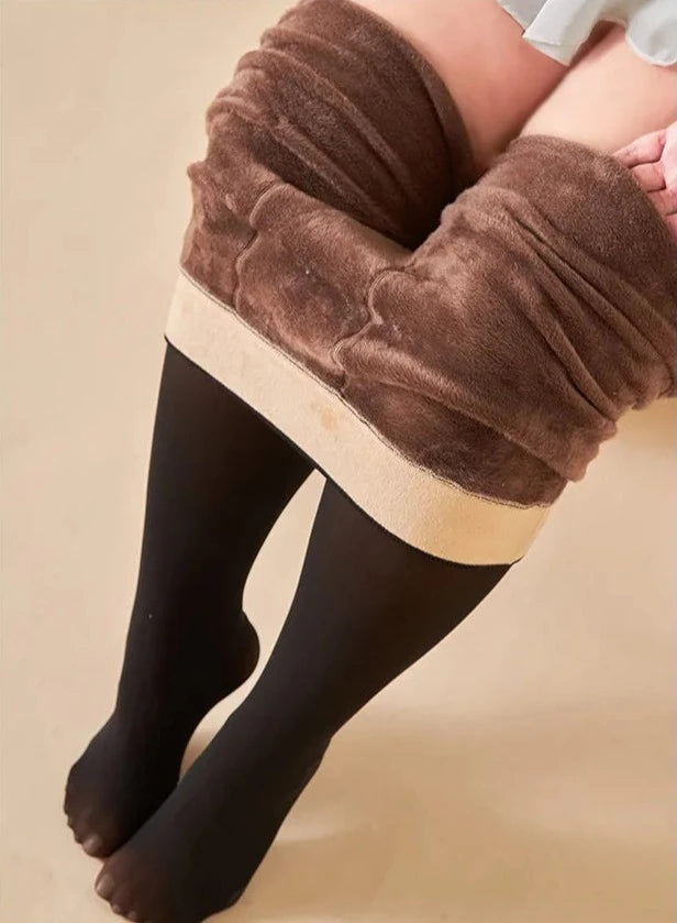 Women Pantyhose Warm Winter Sexy Translucent Thick Thermal Tights